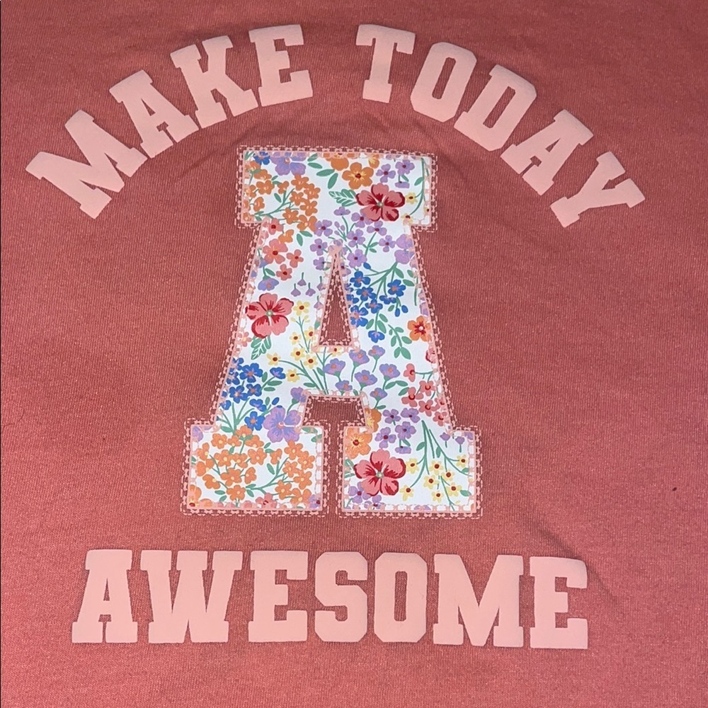 Wonder Nation Pink 'Make Today Awesome' Tee - Picture 2 of 6